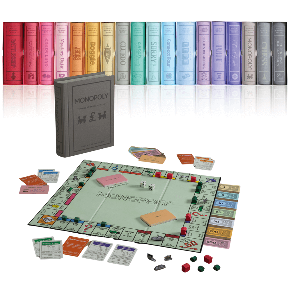 Monopoly Vintage Bookshelf